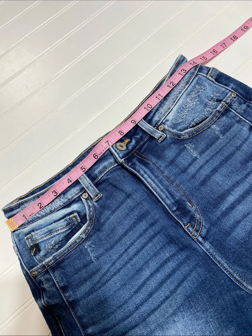 KanCan Sylvia High Rise Skinny Jeans Woman’s 29 Side Stripe Panel Western Chic